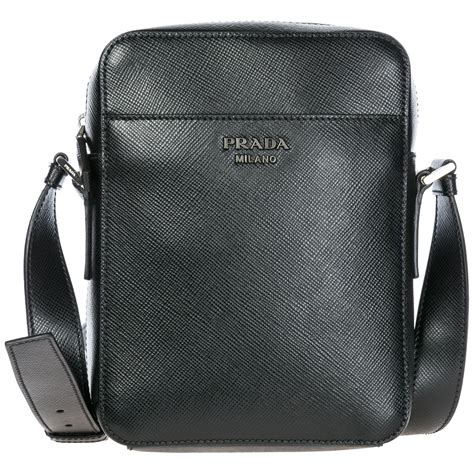 prada men's messenger bag|Prada men's cross body bag.